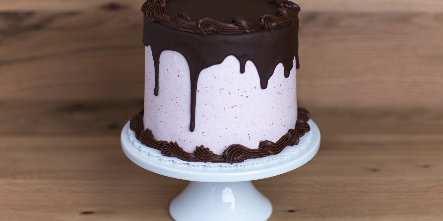 Chocolate Raspberry Victorian cake