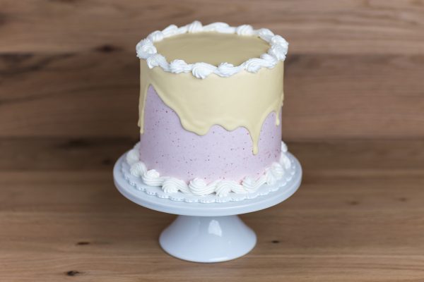 White Raspberry Victorian cake