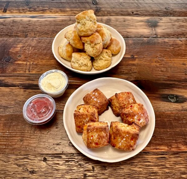 Buttermilk and Pimento Cheese Biscuits